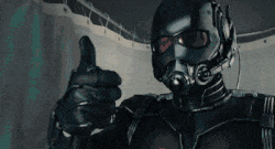 Character giving a thumbs up.