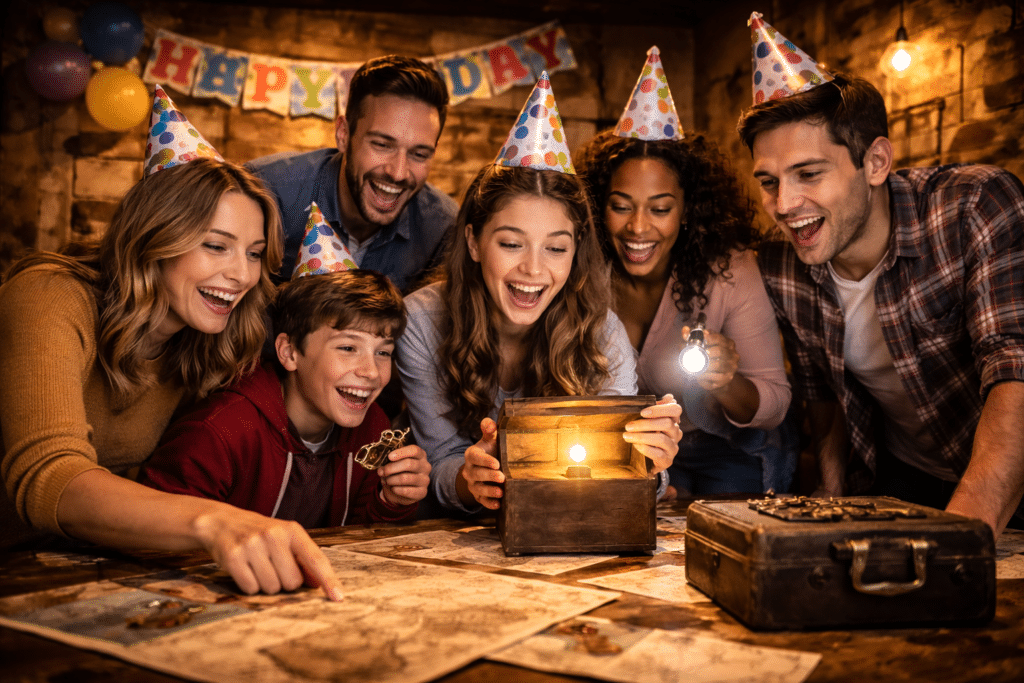Groups having birthday parties escape room NYC