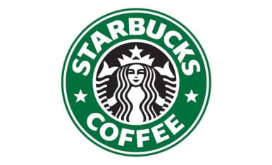 Green circular logo with mermaid