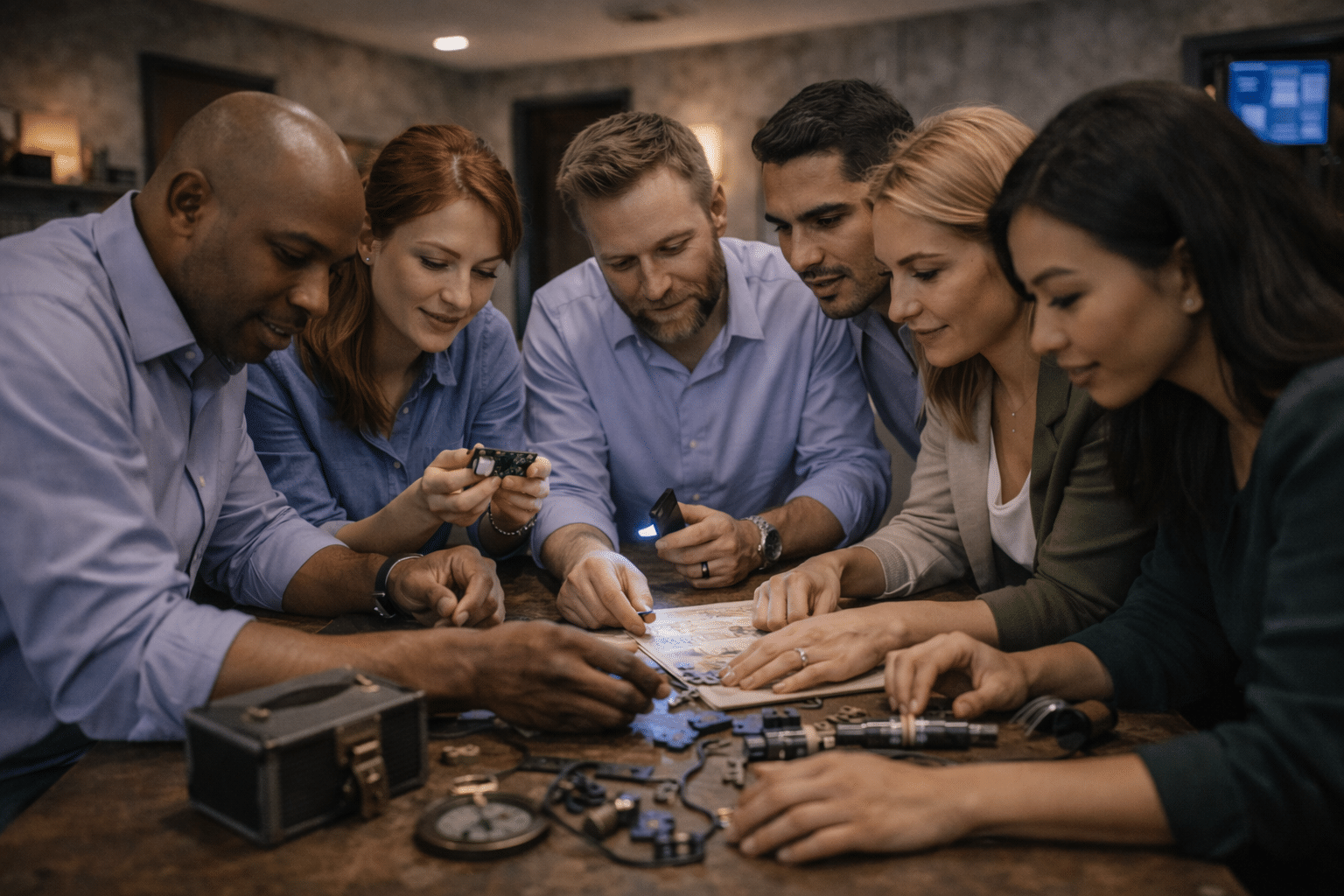 Best escape room NYC teamwork experience inside a Manhattan escape room.